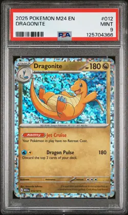 2025 POKEMON M24 EN-MCDONALD'S COLLECTION #012 DRAGONITE PSA 9 - Image 1