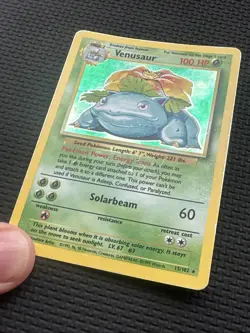 Venusaur - Base Set - Holo Unlimited Rare Card 15/102 - DMG - Pokemon TCG - Image 3