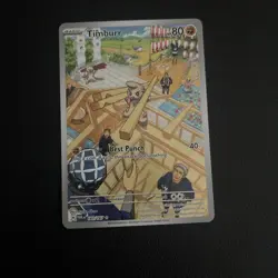 Pokemon TCG Timburr 183/167 | Twilight Masquerade | Illustration Rare - Image 1