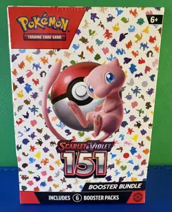 Pokemon TCG 151 Booster Bundle - 6 Packs - SEALED - Image 1