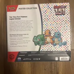 Nintendo Pokemon TCG Scarlet & Violet - 151 Poster Collection Box - 3 Packs 820650853166 - Image 2