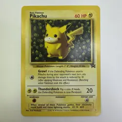 Pokemon Vintage Ivy Pikachu #1 WotC Black Star League Promo 1999 - Image 1