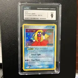 2005 Pokemon Jynx Reverse Holo EX Unseen Forces 28/115 - CGC Mint 9 MINT - Image 1