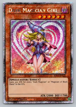 Dark Magician Girl (Art A) Yugioh RA03-EN123 Platinum Secret Rare PSR NM - Image 1