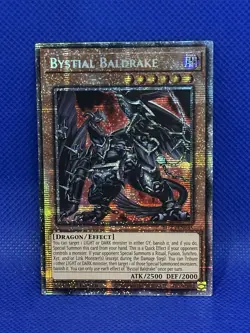 2020 Yu-Gi-Oh 1st Edition Bystial Baldrake Foil MP25-EN045 NM/MINT - Image 1