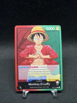 Monkey D. Luffy - OP01-003 Leader Post Errata - Demo Deck - One Piece English - Image 1
