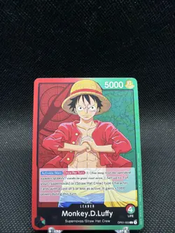 Monkey D. Luffy - OP01-003 Leader Post Errata - Demo Deck - One Piece English - Image 3