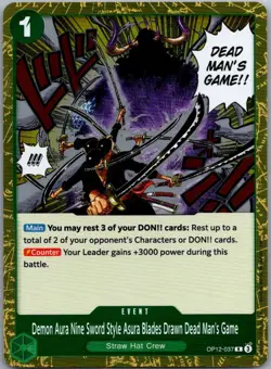 Legacy of the Master #OP12-037 Demon Aura Nine Sword Style Asura Blades... - Image 1