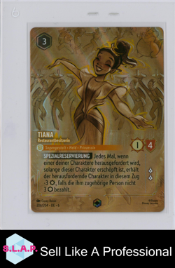 TIANA RESTAURANTBESITZERIN DISNEY LORCANA 206/204 DE 6 2024 GERMAN ENTCHANTED - Image 1