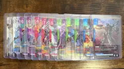 Steel Requiem English LR cards Gundam Card Game, Full Set of 12 LR Cards - Image 1