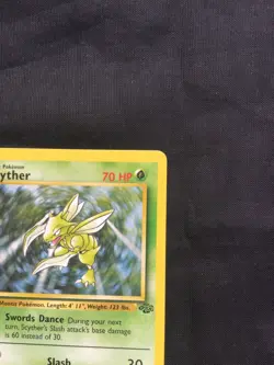 Pokemon Cards: 1st Edition Jungle Rare: Scyther 26/64 - Image 3