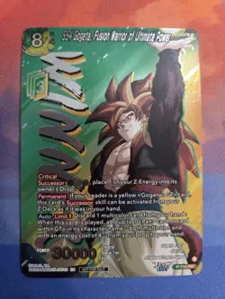 SS4 Gogeta, Fusion Warrior Of Ultimate Power Winner Card Dragon Ball Super - Image 1