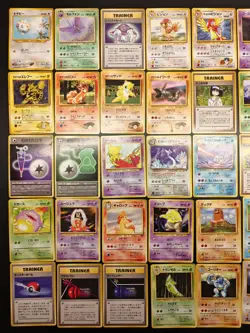 Pokemon - Assorted Japanese Vintage Old Back Bulk Bundle HP-Dmg 73 Cards Rares - Image 3