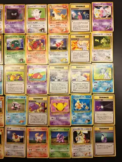 Pokemon - Assorted Japanese Vintage Old Back Bulk Bundle HP-Dmg 73 Cards Rares - Image 4