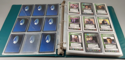 Binder Lot of 400+ Star Trek The Next Generation CCG Cards Black & White *AS IS* - Image 2