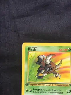 Pokemon Cards: 1st Edition Jungle Rare: Pinsir 25/64 - Image 2