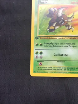 Pokemon Cards: 1st Edition Jungle Rare: Pinsir 25/64 - Image 5