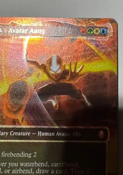 Avatar Aang (Raised Foil) Avatar: The Last Airbender Foil - Image 2