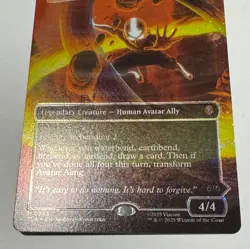 Avatar Aang (Raised Foil) Avatar: The Last Airbender Foil - Image 4