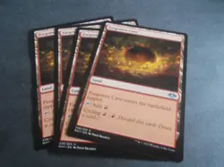 Forgotten Cave x4 MTG Modern Horizons Red Uncommon Land NM - Image 1