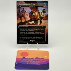 MTG Captain America's Aid Sigarda's Aid 1727 Reg Secret Lair Drop Series Marvel - Image 1