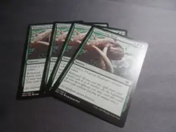 Trumpeting Herd x4 MTG Modern Horizons Green Common Sorcery NM - Image 1