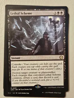 MTG | Lethal Scheme (x4 Playset) | (NM) The Lost Caverns of Ixalan - Image 1