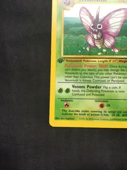Pokemon Cards: 1st Edition Jungle Rare: Venomoth 29/64 - Image 5