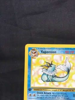 Pokemon Cards: 1st Edition Jungle Rare: Vaporeon 28/64 - Image 2