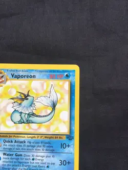 Pokemon Cards: 1st Edition Jungle Rare: Vaporeon 28/64 - Image 3