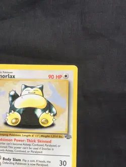 Pokemon Cards: 1st Edition Jungle Rare: Snorlax 27/64 - Image 3