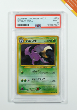 Pokemon PSA 9 Crobat #169 Holo Neo Revelation 2000 Japanese - Image 1
