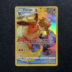 Pokemon Flareon Ultra Rare SWSH09: Brilliant Stars Trainer Gallery TG01/TG30 - Image 2