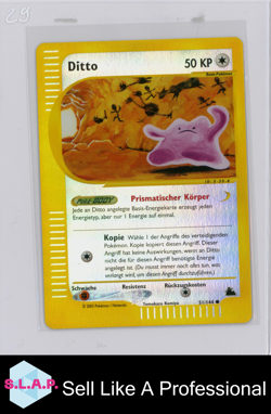 DITTO POKEMON 51/144 2003 SKYRIDGE REVERSE FOIL GERMAN - Image 1