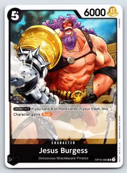 One Piece - OP10-085 - Jesus Burgess - UC - US Seller - Image 1