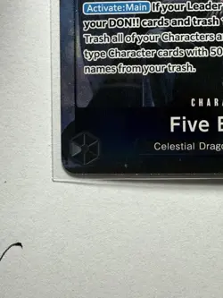 Five Elders Alternate Art OP13-082 Carrying on His Will Super Rare Foil - Image 5