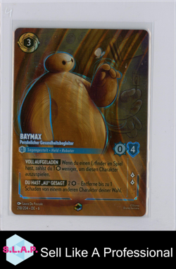 BAYMAX SAGENGESTALT DISNEY LORCANA 218/204 DE 6 2024 GERMAN ENTCHANTED - Image 1