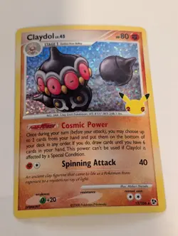 Claydol 15/106 - Celebrations 25th Anniversary Pokemon Holo Foil Nice! - Image 1