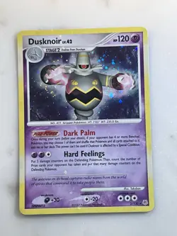 Pokemon TCG Dusknoir Diamond & Pearl Holo Rare Card 2/130 NM Condition SWIRL 💫 - Image 2