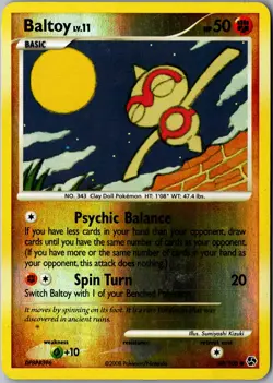 Baltoy 60/106 Common Great Encounters LP Pokemon Card - Image 1
