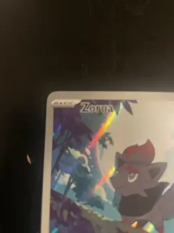 Pokemon TCG Zorua White Flare Illustration Rare Holo Card 142/086 NM Condition - Image 2