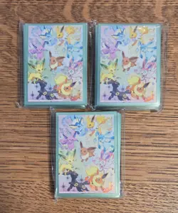 Pokemon TCG: Eevee Super-Premium Card Sleeves (65-Pack) 3 Pack Lot - Image 1