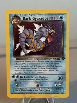 Pokemon Dark Gyarados Prerelease 8/82 Wotc Promo Holo Card English 2000 - Image 1