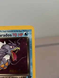 Pokemon Dark Gyarados Prerelease 8/82 Wotc Promo Holo Card English 2000 - Image 5