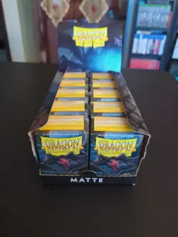 Dragon Shield Matte Black Standard Size Card Sleeves (10 Boxes x 100 Sleeves) 7426844785508 - Image 1