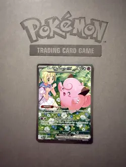 Pokemon TCG Journey Together Lillie's Clefairy EX Card 184/159 Sir - Image 1