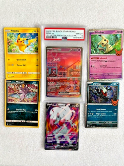 2023 POKEMON SVP EN-SV PROMO 151 ULTRA-PREMIUM COLLECTION #053 MEW EX PSA 8 - Image 1