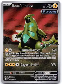 Iron Thorns (Pokemon Center) 098 Sv: Scarlet & Violet Promo Cards *DMG - Image 1