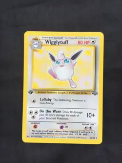 Pokemon Cards: 1st Edition Jungle Rare: Wigglytuff 32/64 - Image 1