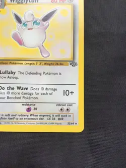 Pokemon Cards: 1st Edition Jungle Rare: Wigglytuff 32/64 - Image 4